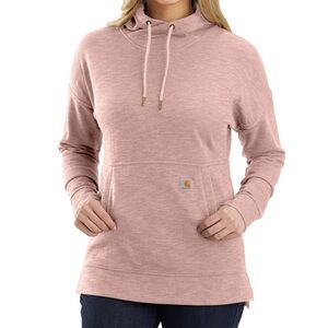 Carhartt Newberry Women’s French Terry Hoodie M Blush Pink Soft Girl Streetwear